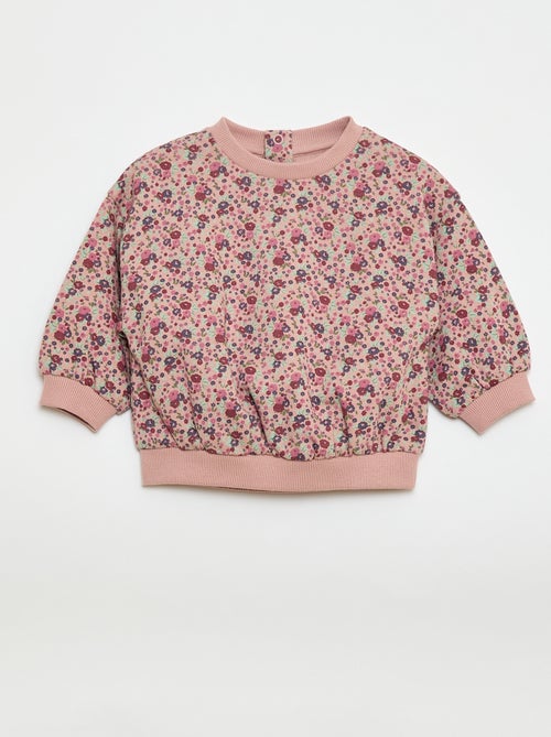 Completo con joggers in tessuto felpato felpa + joggers - 2 pezzi - Kiabi