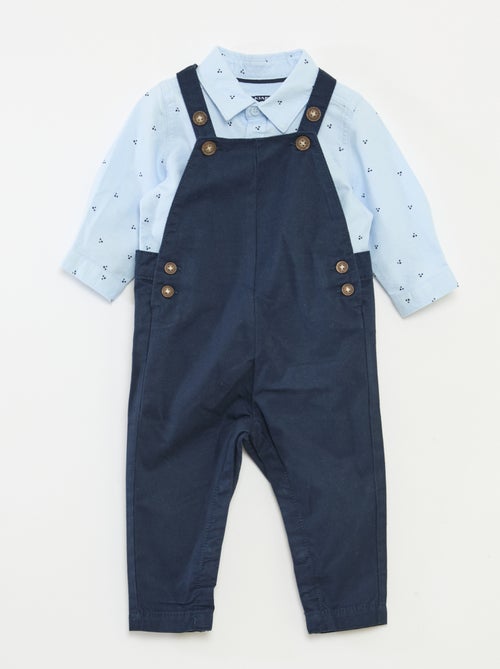 Completo con salopette lunga - Kiabi