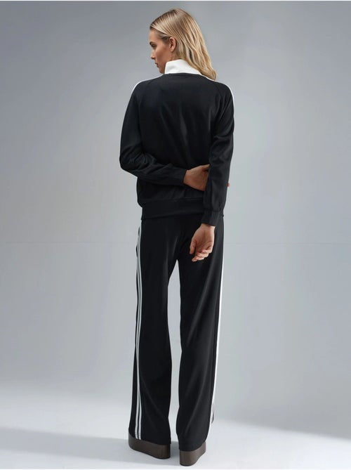 Completo coord a due pezzi a righe a gamba ampia con colletto con zip hiccup - Kiabi