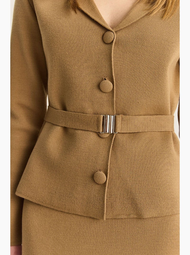 Completo coordinato 2 pezzi lucci Cammello - Kiabi