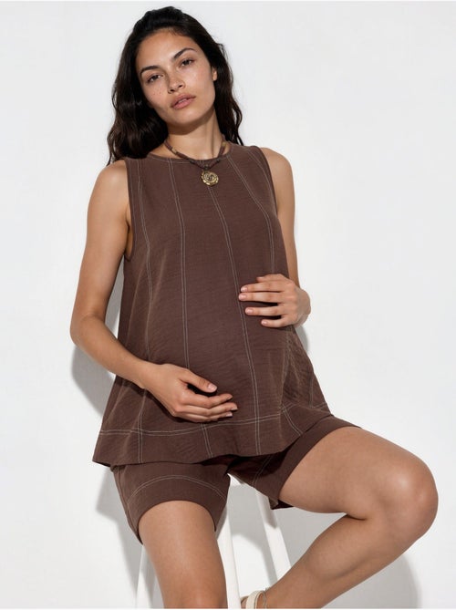 Completo coordinato relax fit con dettagli di impunture hiccup - Kiabi