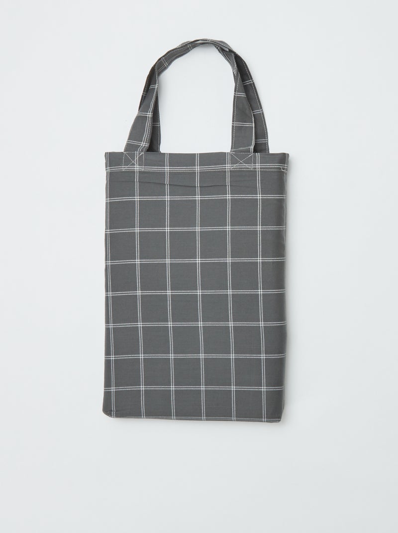 Completo copripiumino + federa - 2 pezzi GRIGIO - Kiabi