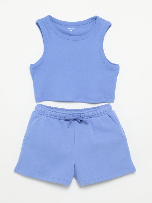 Completo corto shorts + canotta - 2 pezzi - Kiabi