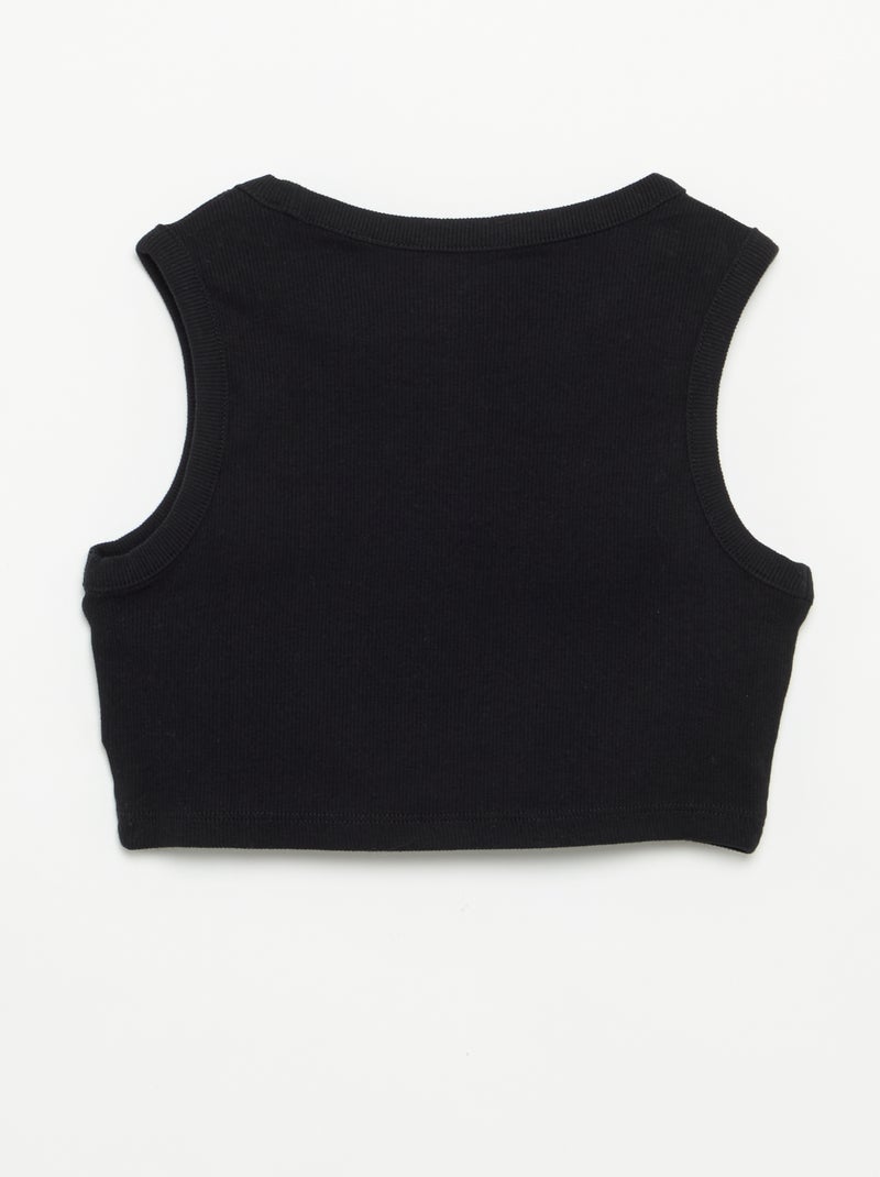 Completo corto shorts + canotta - 2 pezzi Nero - Kiabi