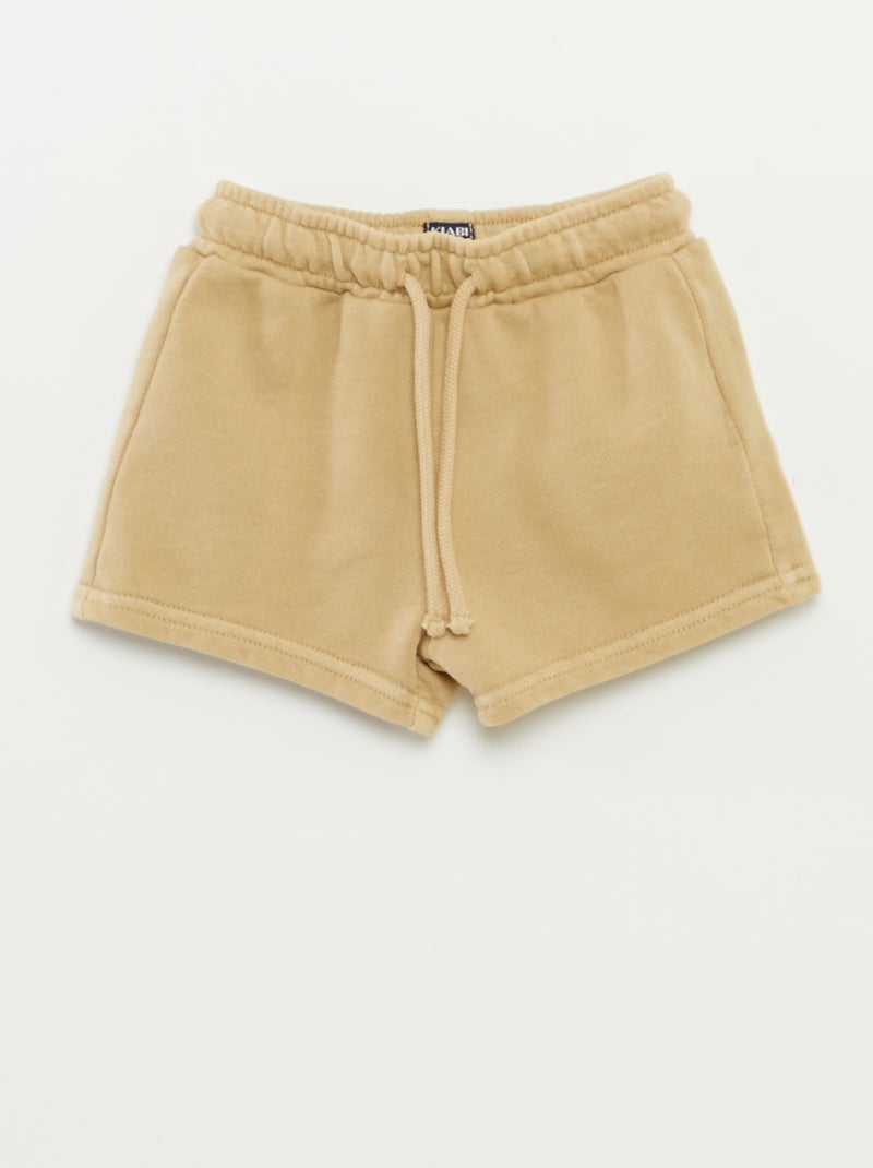 Completo corto shorts + t-shirt - 2 pezzi BEIGE - Kiabi