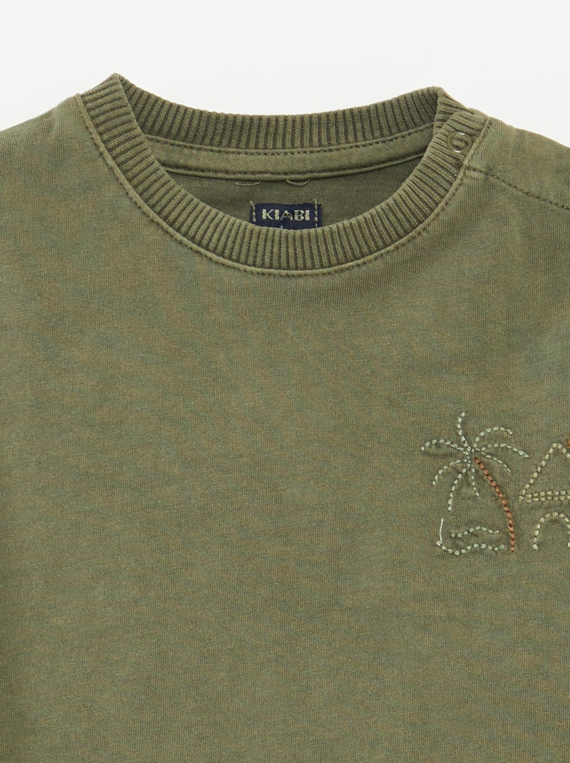 Completo corto shorts + t-shirt - 2 pezzi VERDE - Kiabi