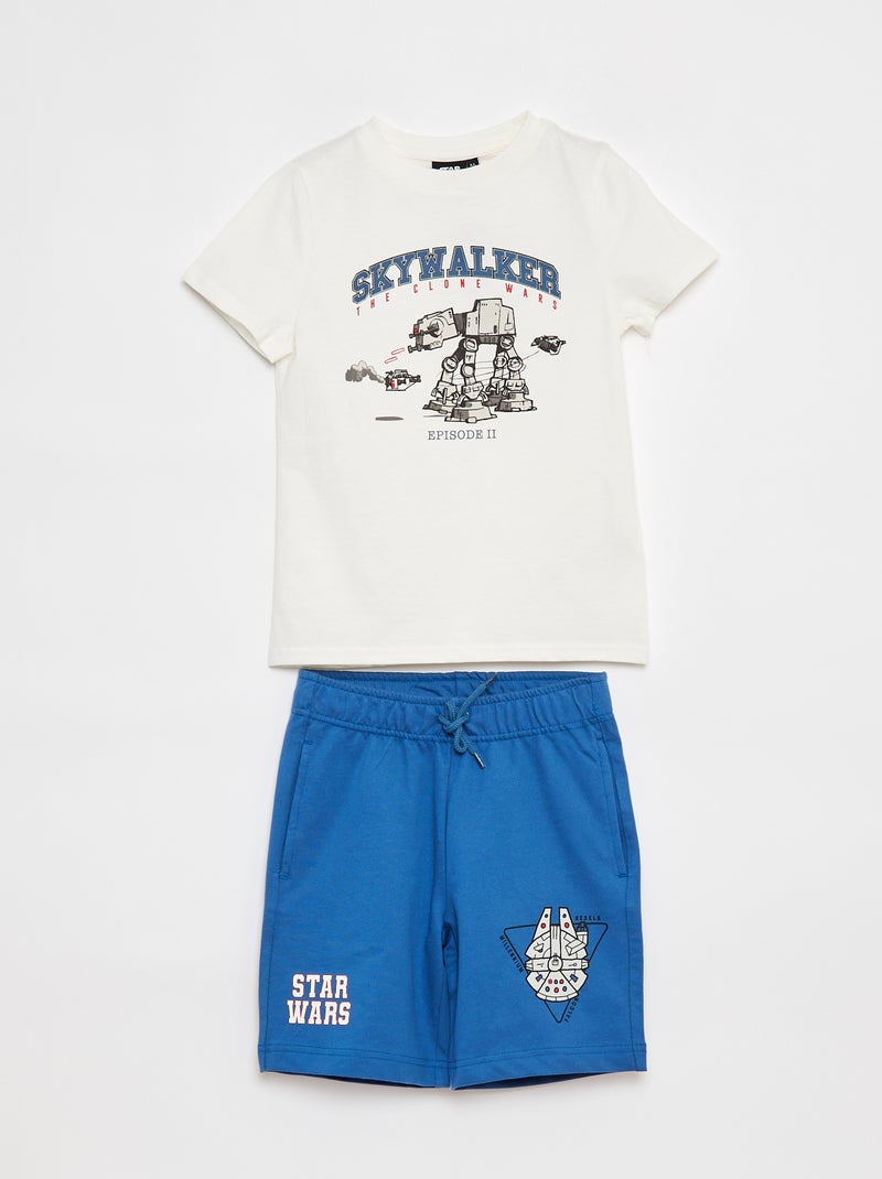 Completo corto t-shirt + shorts Star Wars - 2 pezzi BEIGE - Kiabi