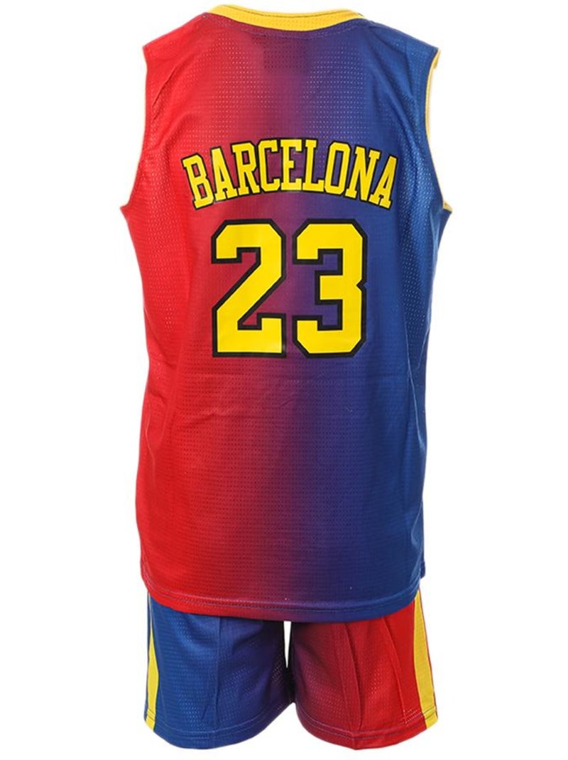 Completo da basket bambino sport zone Rosso - Kiabi