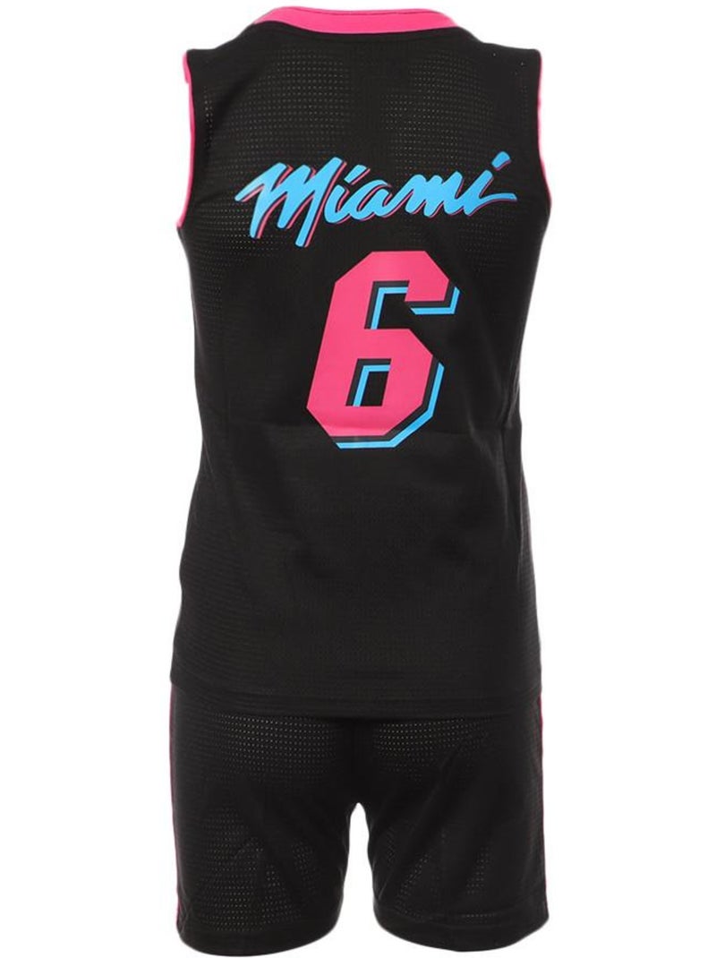 Completo da basket Miami Heat per bambini - Sport Zone Nero - Kiabi