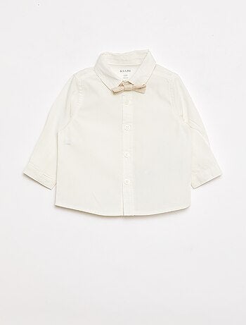 Completo da cerimonia 4 pezzi in cotone e lino