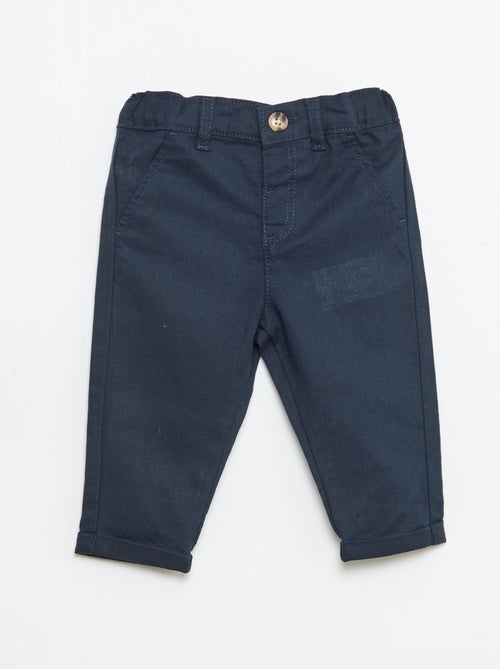 Completo da cerimonia 4 pezzi in cotone e lino - Kiabi