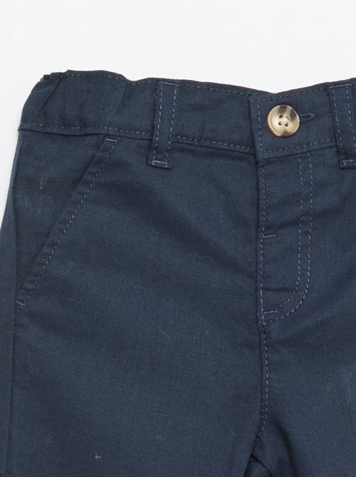 Completo da cerimonia 4 pezzi in cotone e lino - Kiabi