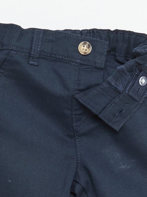 Completo da cerimonia 4 pezzi in cotone e lino - Kiabi