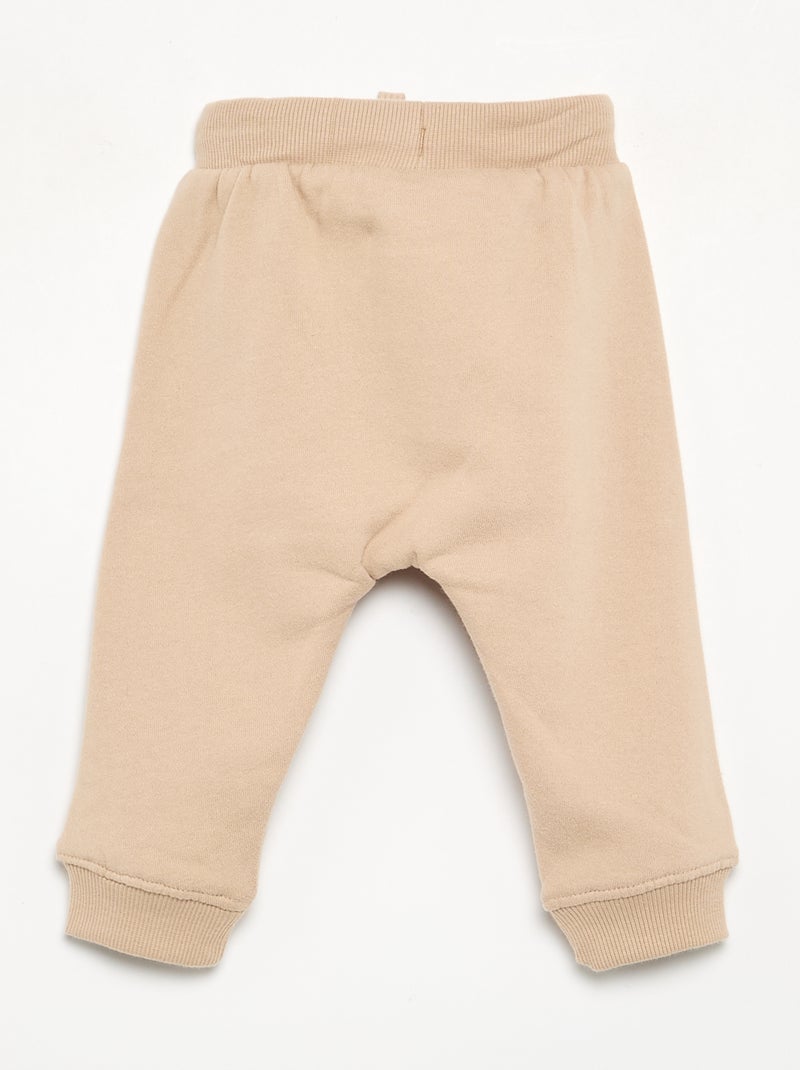 Completo da jogging 2 pezzi - Felpa + pantaloni Beige - Kiabi