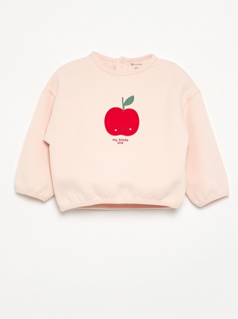 Completo da jogging 2 pezzi - Felpa + pantaloni Rosa - Kiabi