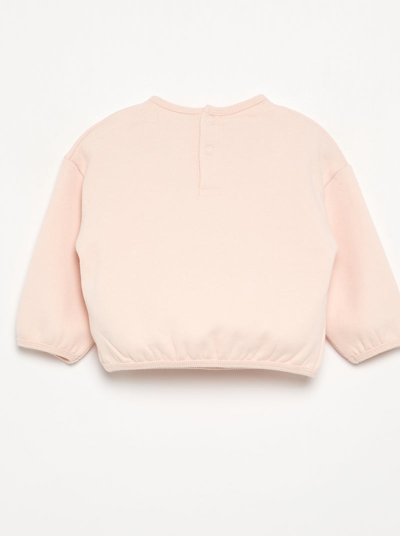 Completo da jogging 2 pezzi - Felpa + pantaloni Rosa - Kiabi
