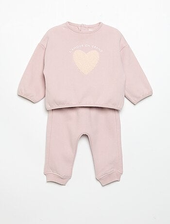Completo da jogging 2 pezzi - Felpa + pantaloni