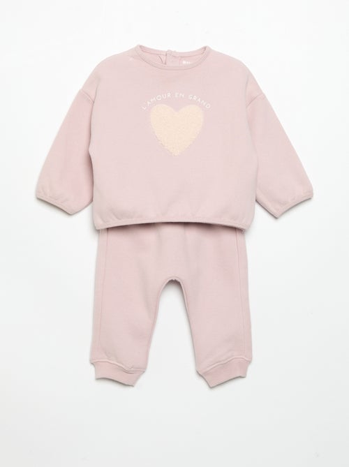 Completo da jogging 2 pezzi - Felpa + pantaloni - Kiabi