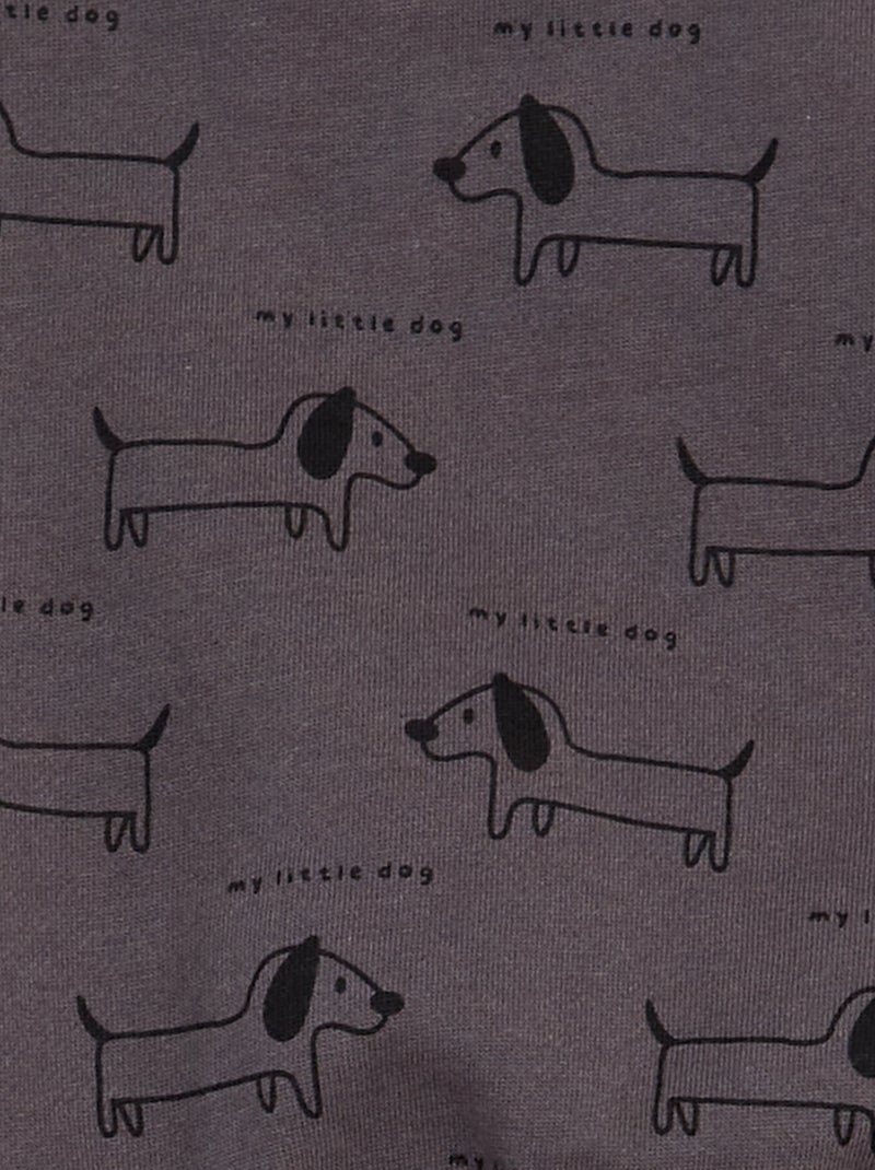 Completo da jogging felpa + pantaloni - 2 pezzi GRIGIO - Kiabi