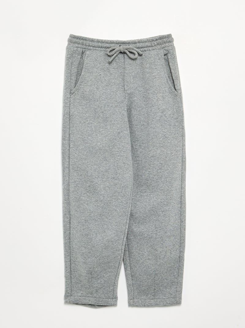 Completo da jogging felpa + t-shirt - 2 pezzi Grigio - Kiabi