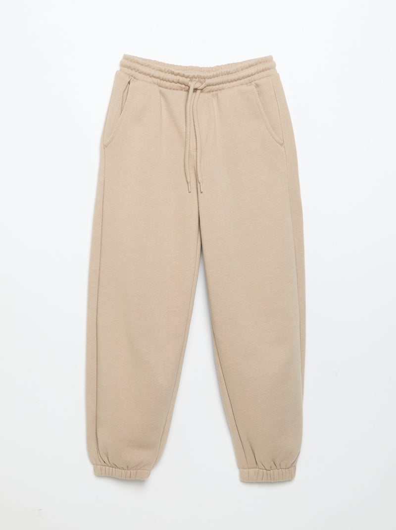 Completo da jogging in felpa - 2 pezzi Beige - Kiabi