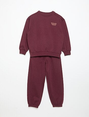 Completo da jogging in felpa - 2 pezzi