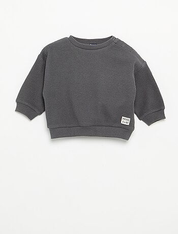 Completo da jogging in tessuto waffle - 2 pezzi