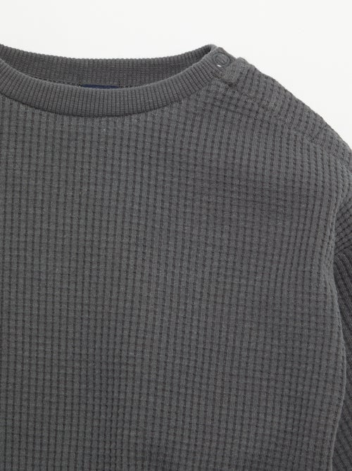 Completo da jogging in tessuto waffle - 2 pezzi - Kiabi