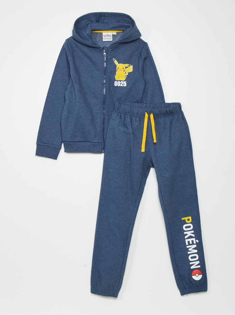 Completo da jogging 'Pikachu' 'Pokemon' - 2 pezzi BLU - Kiabi