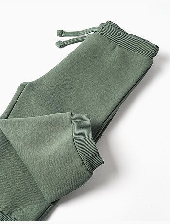 Completo da jogging spazzolato con stampa casa