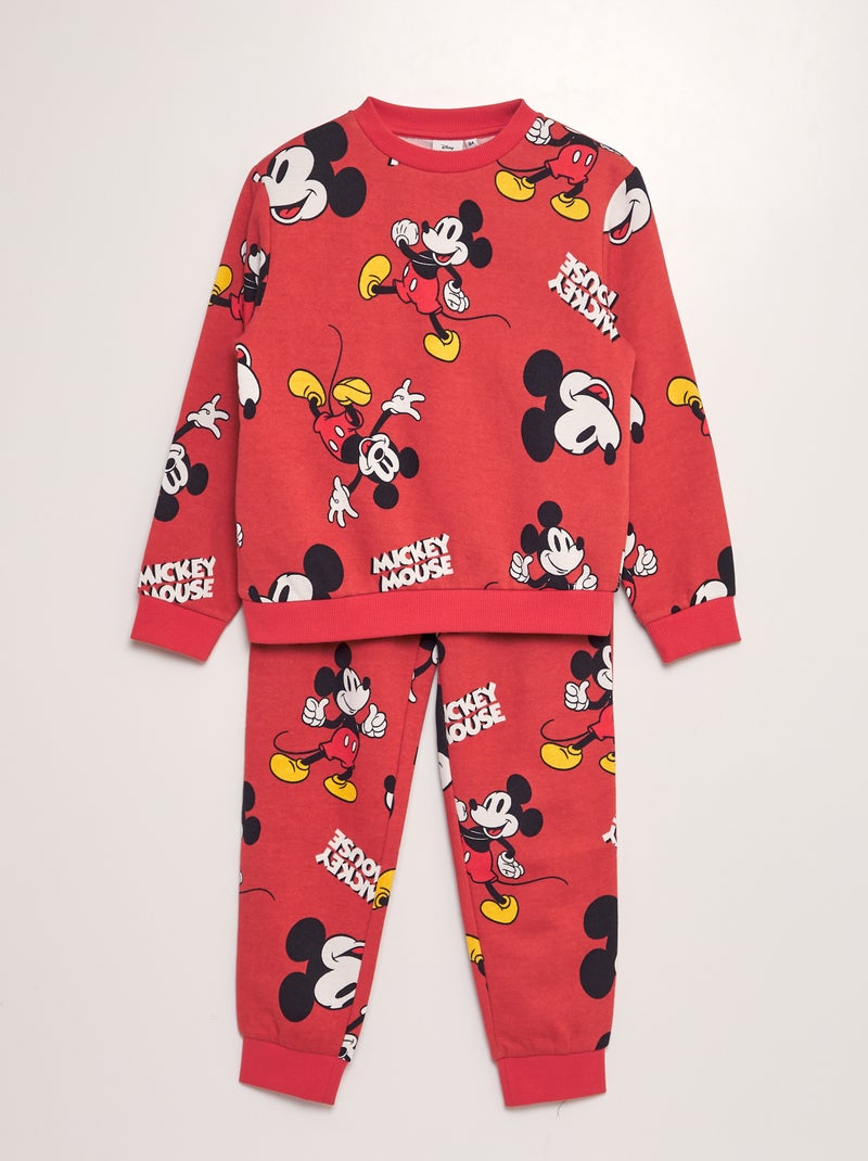 Completo da jogging 'Topolino' 'Disney' - 2 pezzi ROSSO - Kiabi