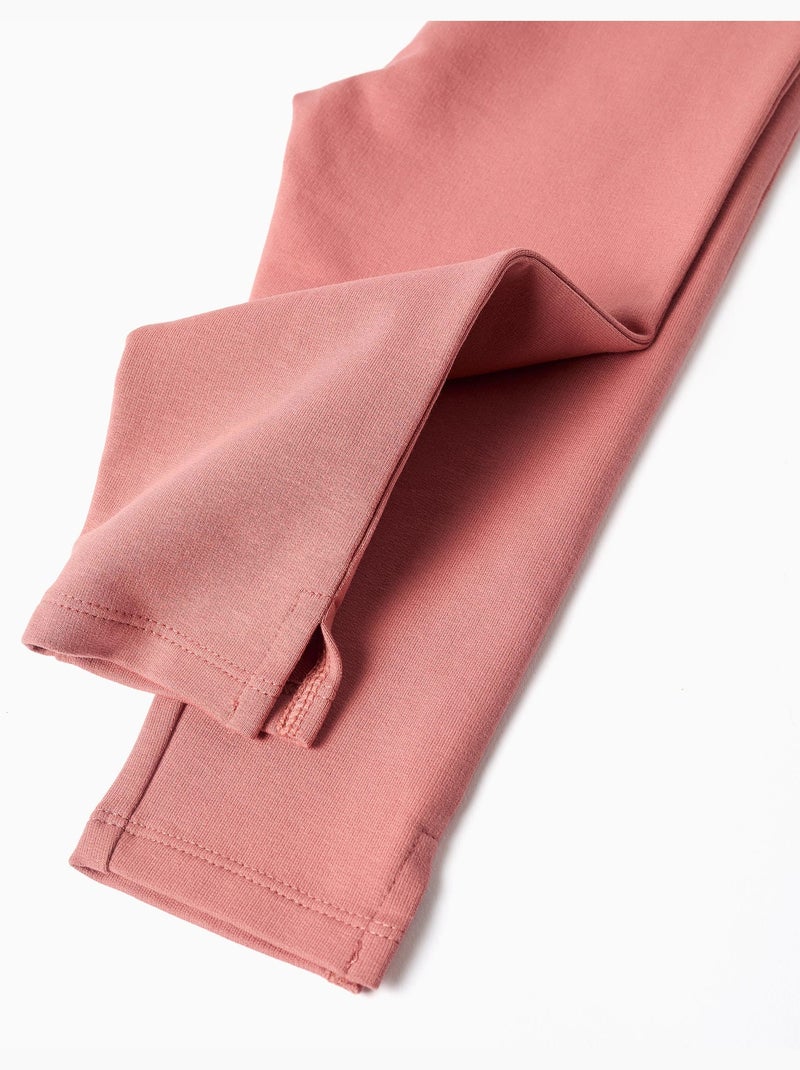 Completo de jogging in cotone con stampa floreale in rilievo Rosa - Kiabi