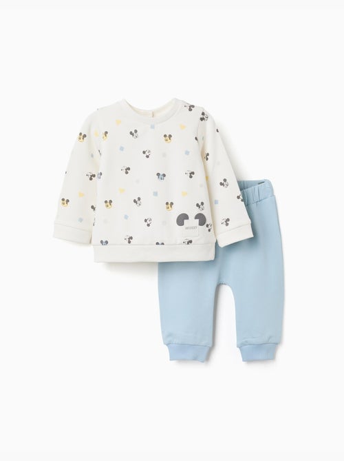 Completo de jogging spazzolato con motivo Mickey - Kiabi Completo de jogging spazzolato con motivo Mickey - Kiabi