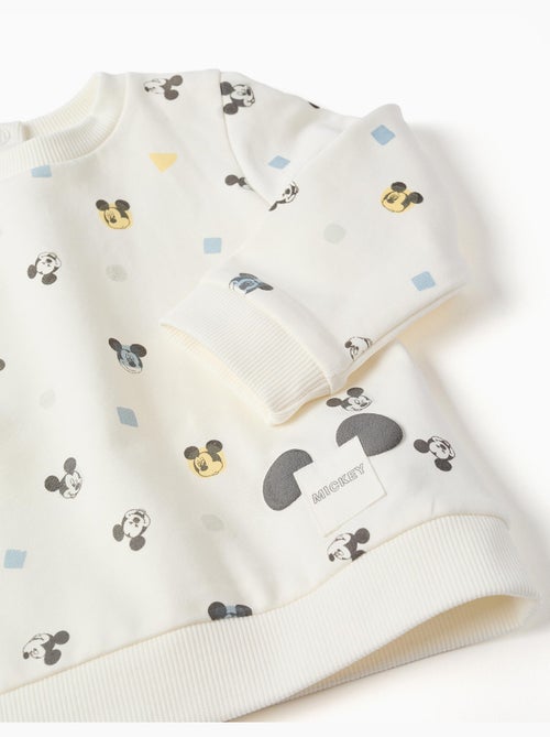 Completo de jogging spazzolato con motivo Mickey - Kiabi Completo de jogging spazzolato con motivo Mickey - Kiabi
