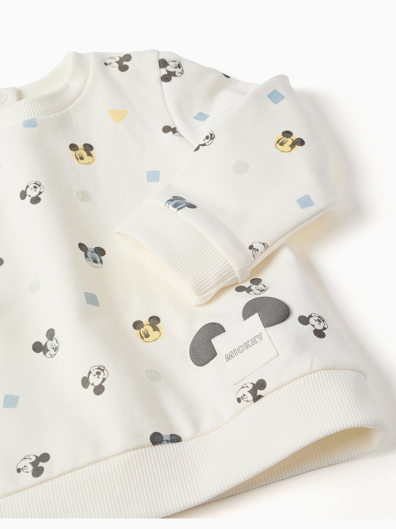 Completo de jogging spazzolato con motivo Mickey Blu chiaro - Kiabi
