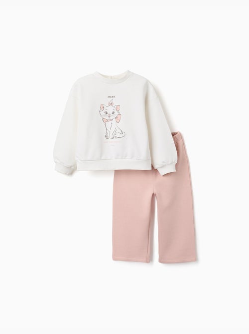 Completo de jogging spazzolato con stampa Marie - Kiabi
