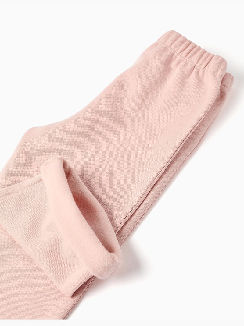 Completo de jogging spazzolato con stampa Marie Malva lilla - Kiabi