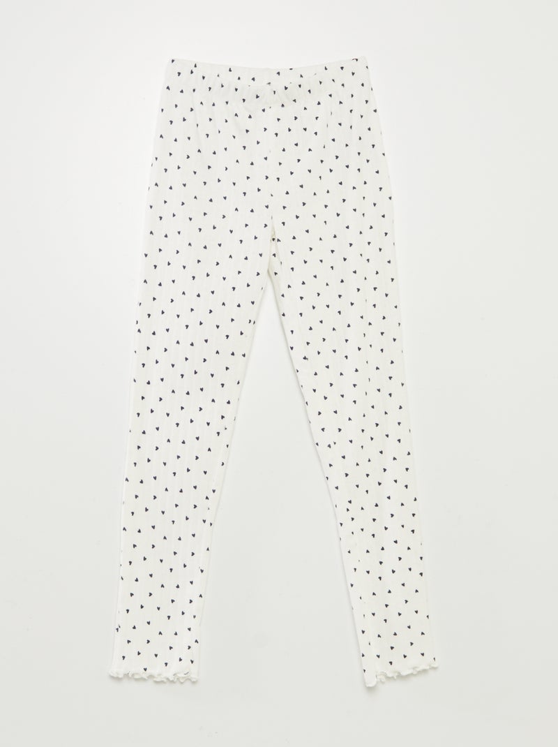 Completo de pigiama 'cuore' - 2 pezzi BIANCO - Kiabi