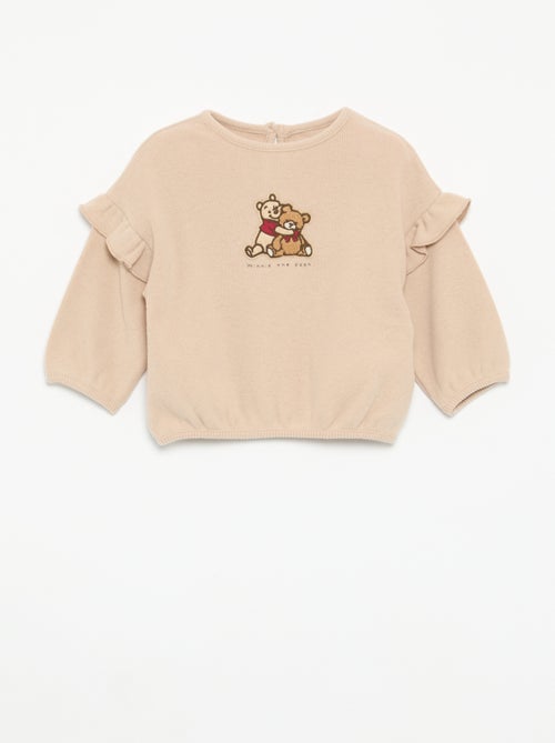Completo 'Disney' 2 pezzi - Felpa con volant + leggings - Kiabi