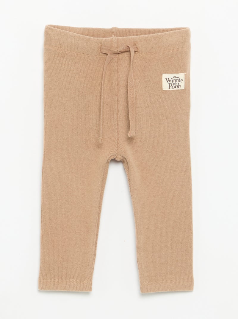Completo 'Disney' 2 pezzi - Felpa con volant + leggings Beige - Kiabi