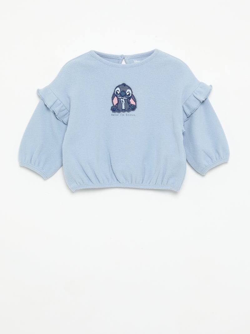 Completo \'Disney\' 2 pezzi - Felpa con volant + leggings Blu - Kiabi
