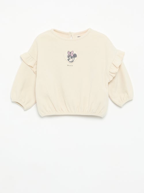 Completo 'Disney' 2 pezzi - Felpa con volant + leggings - Kiabi