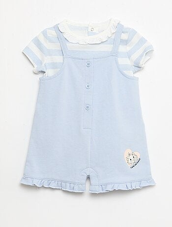 Completo "Disney" 2 pezzi - T-shirt + tutina corta