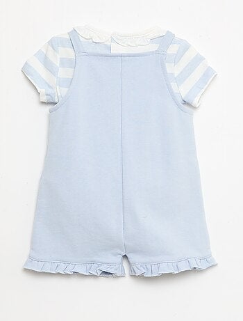 Completo "Disney" 2 pezzi - T-shirt + tutina corta