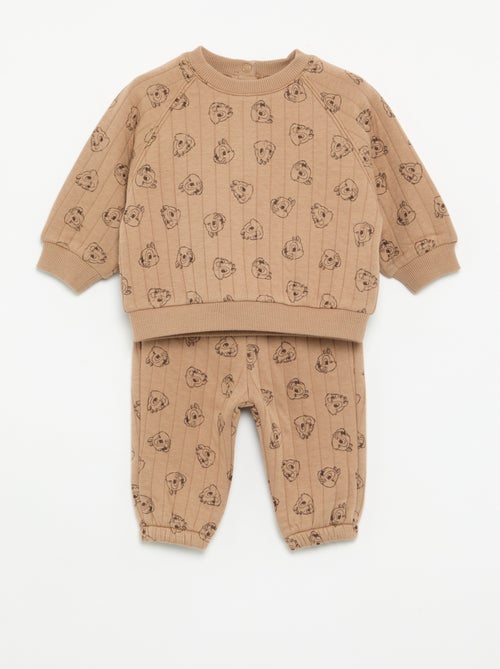 Completo \'Disney\' 2 pezzi: felpa + pantaloni - Kiabi