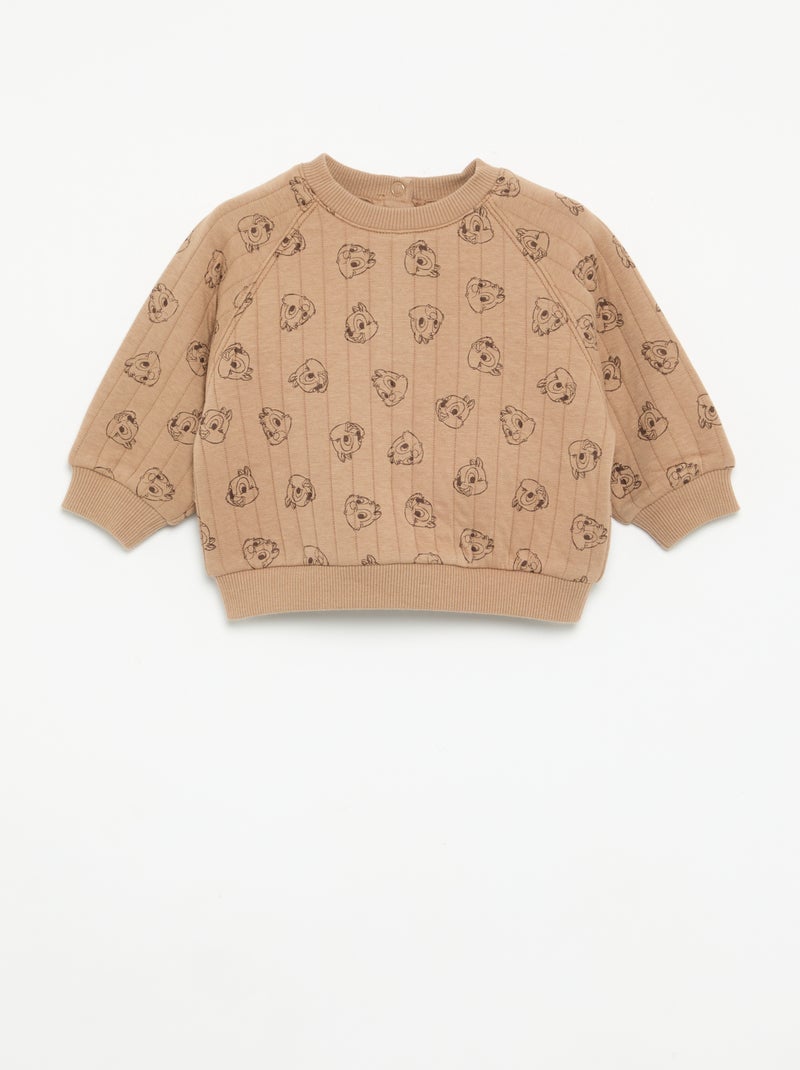 Completo \'Disney\' 2 pezzi: felpa + pantaloni Marrone - Kiabi
