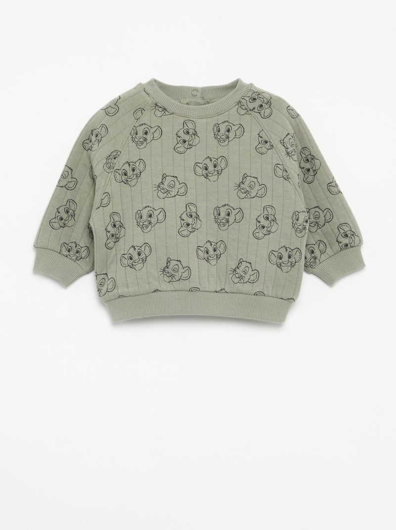 Completo \'Disney\' 2 pezzi: felpa + pantaloni Verde - Kiabi