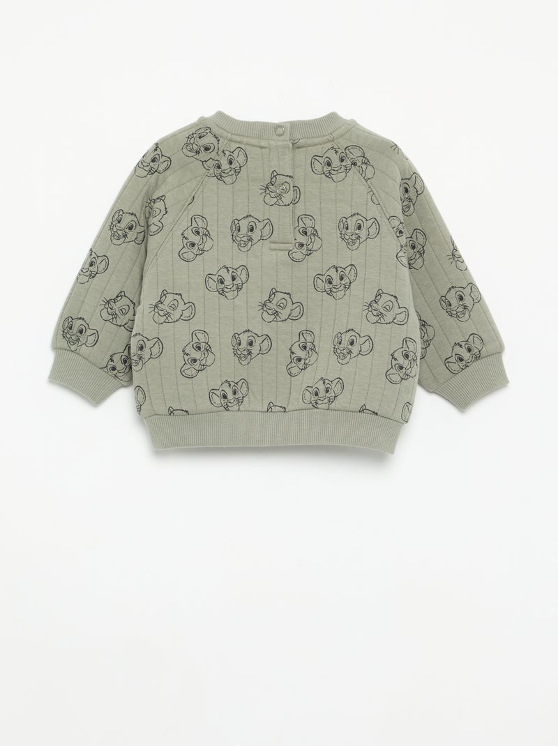 Completo \'Disney\' 2 pezzi: felpa + pantaloni Verde - Kiabi