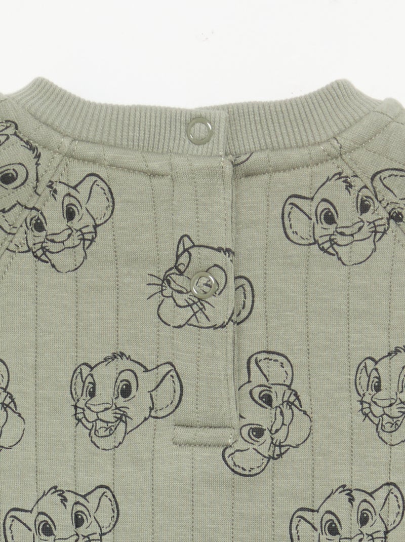 Completo \'Disney\' 2 pezzi: felpa + pantaloni Verde - Kiabi