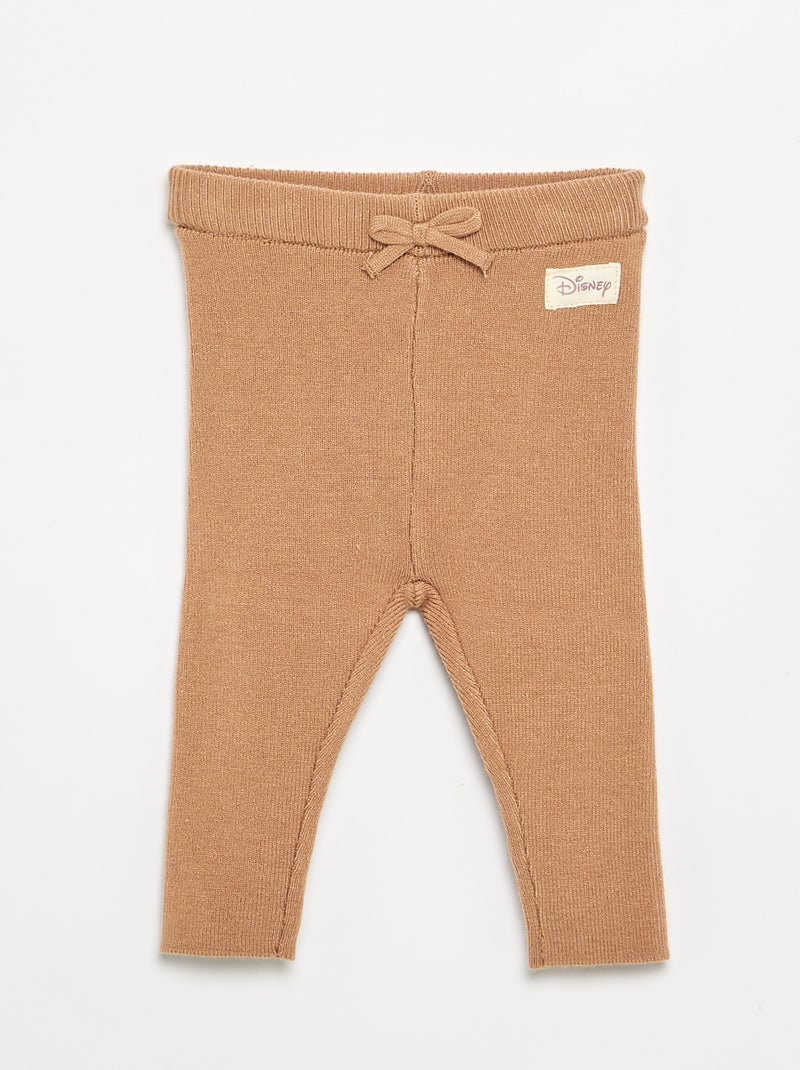 Completo 'Disney' 2 pezzi in maglia - Maglione + leggings Beige - Kiabi
